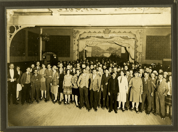 Old Roller Skating Photo