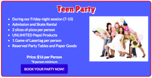 Birthday party teenagers