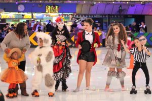 Halloween Costume Party at roller skating rink