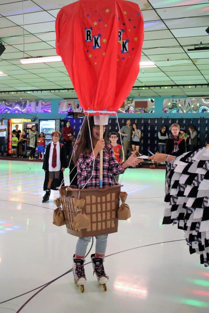 Roller skating Costume Contest Winner
